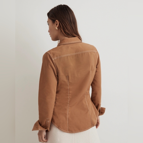 NWT Darted Button-Up Shirt in (Re)generative Chino - Picture 3 of 10